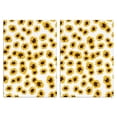 thumbnail image 1 of 2 Pcs Funny Kitchen Towels,White Yellow Sunflower Pattern Microfiber Dish Towels,Kitchen Tea Towels,Kitchen Towel Set (18" X 26"), 1 of 7