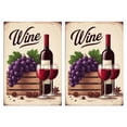 thumbnail image 1 of 2 Pcs Funny Kitchen Towels,Wine with Grapes Microfiber Dish Towels,Kitchen Tea Towels,Kitchen Towel Set (18" X 26"), 1 of 3