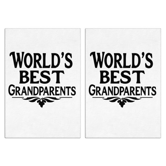 2 Pcs Funny Kitchen Towels,World's Best Microfiber Dish Towels,Kitchen Tea Towels,Kitchen Towel Set (18" X 26")