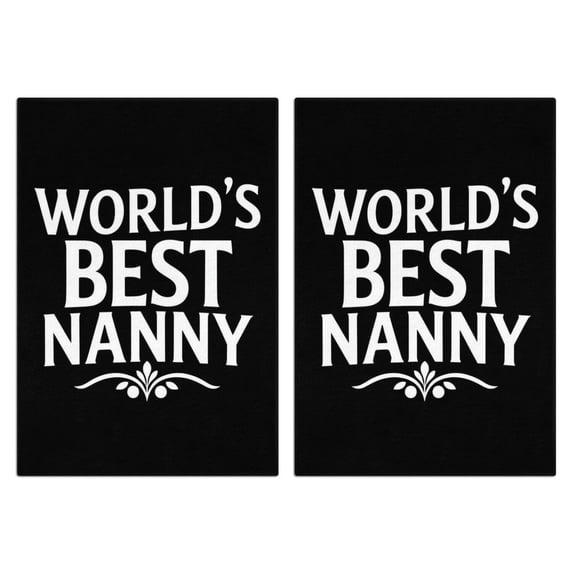 2 Pcs Funny Kitchen Towels,World's Best Microfiber Dish Towels,Kitchen Tea Towels,Kitchen Towel Set (18" X 26")