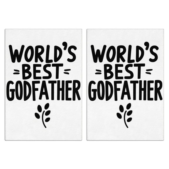 2 Pcs Funny Kitchen Towels,World's Best Microfiber Dish Towels,Kitchen Tea Towels,Kitchen Towel Set (18" X 26")