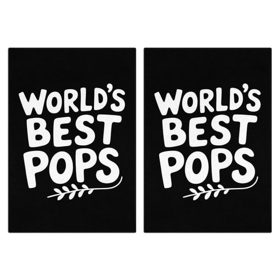 2 Pcs Funny Kitchen Towels,World's Best Microfiber Dish Towels,Kitchen Tea Towels,Kitchen Towel Set (18" X 26")