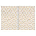 thumbnail image 1 of 2 Pcs Funny Kitchen Towels,Yellow Geometric Quatrefoil Pattern Microfiber Dish Towels,Kitchen Tea Towels,Kitchen Towel Set (18" X 26"), 1 of 7