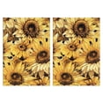 thumbnail image 1 of 2 Pcs Funny Kitchen Towels,Yellow Sunflower Art Pattern Microfiber Dish Towels,Kitchen Tea Towels,Kitchen Towel Set (18" X 26"), 1 of 7