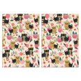 thumbnail image 1 of 2 Pcs Funny Kitchen Towels,Yorkie Dog and Flower Microfiber Dish Towels,Kitchen Tea Towels,Kitchen Towel Set (18" X 26"), 1 of 3