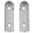 2 Pcs Furniture Hardware Wardrobe Tube Support Bracket Clothes Hanging