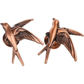 Set of 2 Decorative Bird-Shaped Cabinet Knobs, Furniture Handles for Drawers and Cabinets, Stylish Hardware Accents