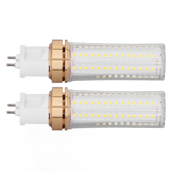2 Pcs G12 LED Corn Light Bulb 20W 2000LM 360 Degree Beam Angle Replacement for Street Garage Warehouse Lighting White Light