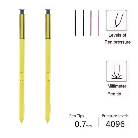 2 Pcs Galaxy Note 9 Stylus Pen Replacement Without Bluetooth Stylus Touch S Pen for Samsung Galaxy Note 9 N960 All Versions(2 Pcs Ocean Blue)