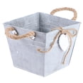 thumbnail image 1 of 2 Pcs Galvanized Hanging Bucket Flower Vases for Centerpieces Rope Tin, 1 of 8