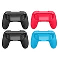 thumbnail image 1 of 2 Pcs Game Joycon-compatible Handle Grip Gaming Console Stand Controller Holder for Nintendo Switch Dual Double Players Game(White), 1 of 8