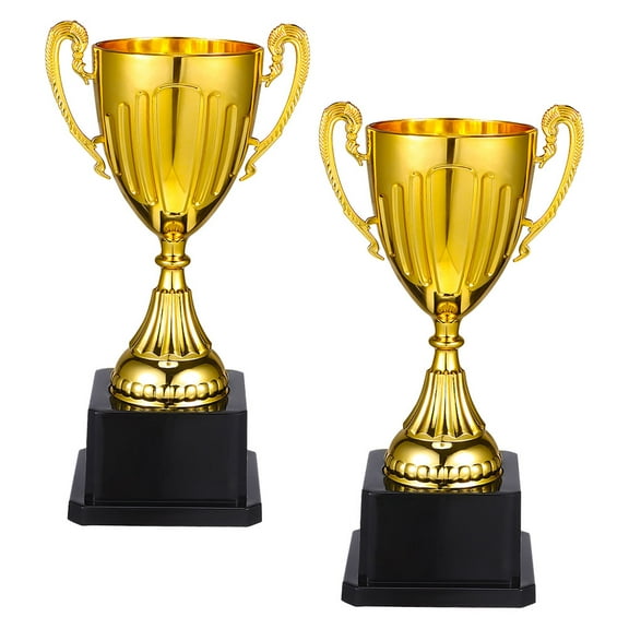 2 Pcs Game Trophy Winner Competition Trophies Basketball Gifts Memorial Commemorate Smack