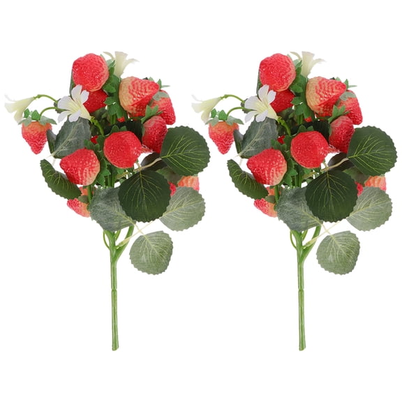 2pcs Artificial Fruit Set Decorative Faux Fruits for Home Kitchen Table Centerpiece Bouquets Ornaments