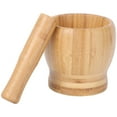 thumbnail image 1 of MEIBUTYUP Unique Kitchen Gadgets Pestle Kitchen Khaki Bamboo 2Pcs, 1 of 6