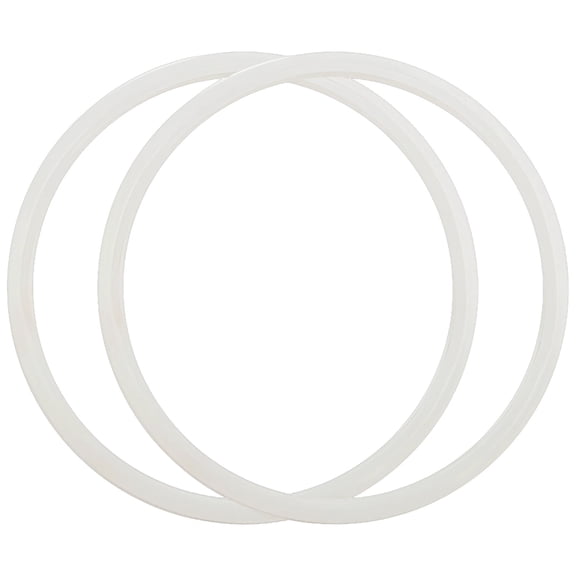 2 Pcs Gasket Set Compatible with Instant Pot, Pressure Cooker Sealing Rings Replacement, Rubber Seal, 20 cm Diameter, Versatile Fit Home Use, For Stainless Steel Cookers