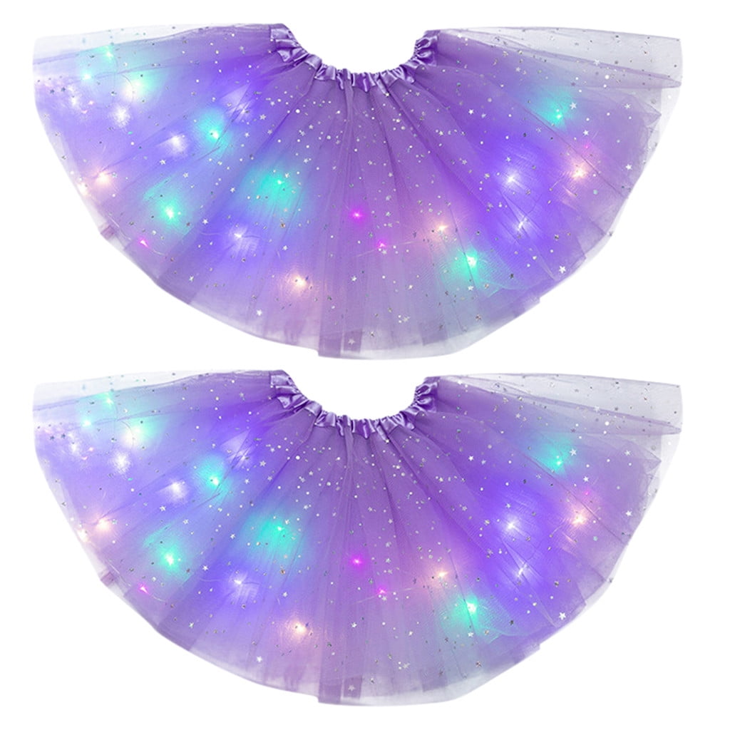 2 Pcs Girls Tutu Skirt 2 8 Years Toddler Light Up LED Layered Tulle Skirts Fluffy Ballet Dress Up Outfit Clothes for Cosplay Fancy Party 263aae94 ce2d 426b 8535 5cc86e32c168.7611bccb57d9a768d8250786ef3af16d