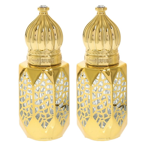 2 Pcs Glass Spray Bottles Empty Perfume Crystal Perfumes for Men Storage Travel