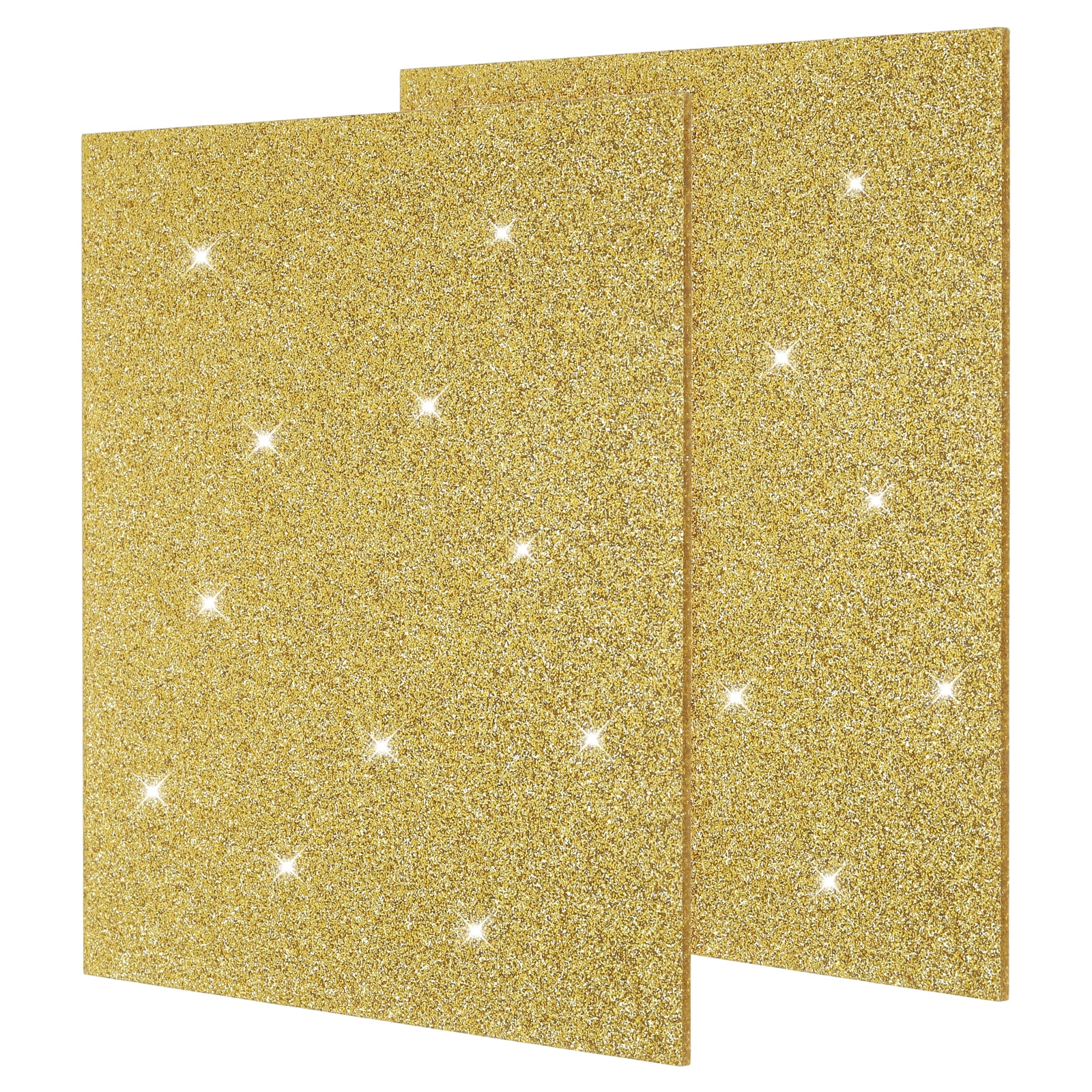 2 Pcs Glitter Acrylic Sheets 1/8