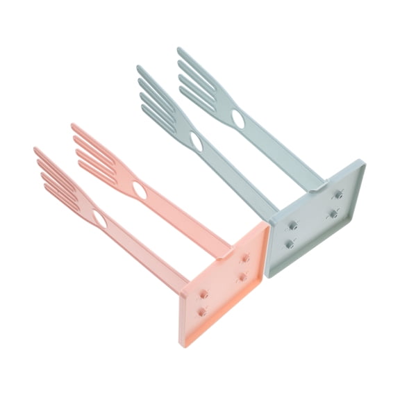 2pcs Glove Drying Rack for Kitchen Use ABS Material Assorted Color Stylish Design Keeps Countertop