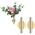 thumbnail image 1 of 2 Pcs Gold Wall Decor, Plant Wall Vase Metal Tube Decoration Holder Used to Display Dried Flowers, 1 of 5