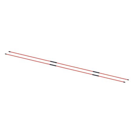 2 Pcs Golf Alignment Sticks Training Equipment for Aiming, Putting Golf Training, Full Swing Trainer, , Posture Correction Gift Red