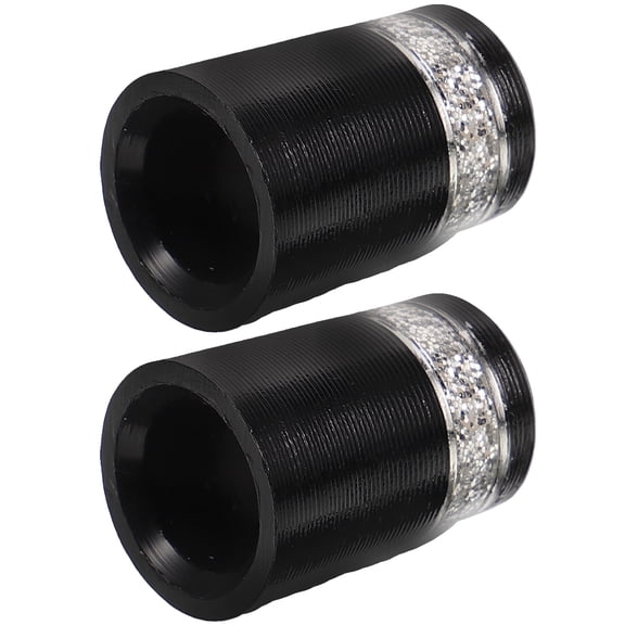 2 Pcs Golf Club Workmanship Lightweight Ferrules Rubber Cover (silver) 2pcs Accessories Supplies Plastic
