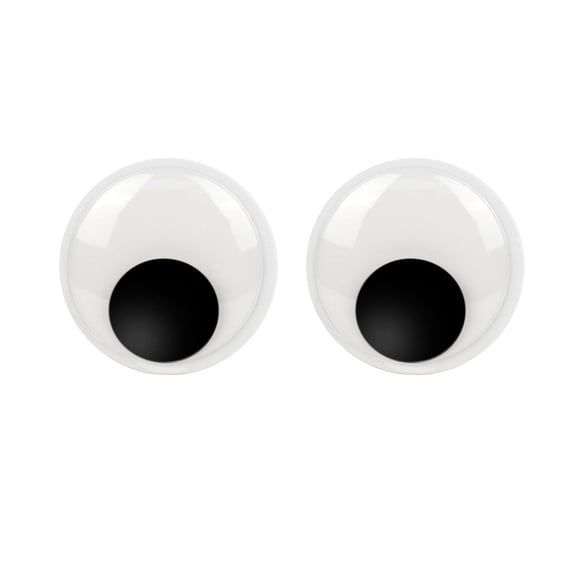 2 Pcs Googly Eyes Self Adhesive, 80mm Giant Wiggle Craft Eyeballs, Party Prop Decoration, DIY Art Supplies, Holiday Decorative Accents, Handmade Project Attachments, Halloween Christmas Decor