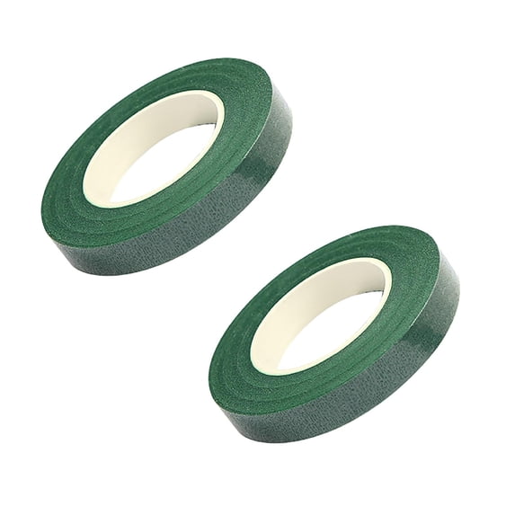 2 Pcs Green Floral Tapes, Stretchy Waterproof Paper Tape for DIY Flower Arrangements Bouquets, Mint Green, By Preplabs