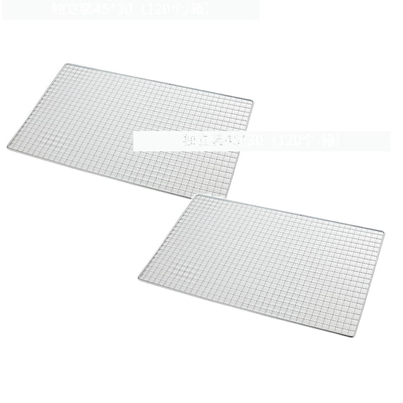2 Pcs Grill Rack Grid, Stainless Steel BBQ Roasting Rack or Baking/Cooling Rack, For Oven and outdoor Barbeque, Oven & Dishwasher Safe 18 x 12"