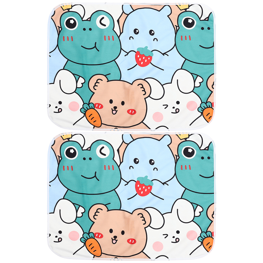 2 Pcs Guinea Pig Pad Rat Cage Accessories Liner Mattress Pet Water Proof Washable Pee Baby Child