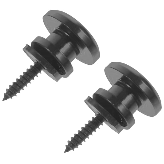 2 Pcs Guitar Strap Button Locks for Bass Straps Chord Presser