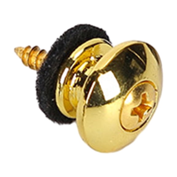 2 Pcs Guitar Strap Locks Metal Guitar Strap Buttons Lock End Pins Electric Bass Guitar Security Straplocks
