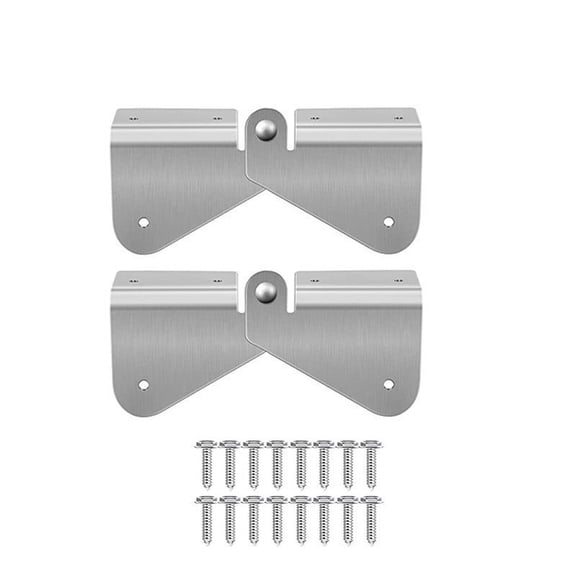 2 Pcs Gutter Extension Hinge, ZzCityTK Downspout Extension FlipUp Hinge Easy DIY Installation, Adjustable Water Pipe for Any Size Rectangle Square Downspout