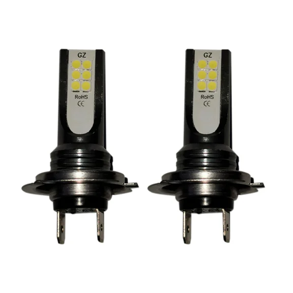 2 Pcs H7 Led 6000K Car Headlight Bulb White Led Lamp Automobile Accessories