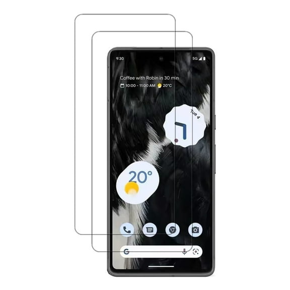 PAPAUTOP [2 Pcs] HD Clear Anti-Scratch Easy Installation Tempered Glass Screen Protector for Google Pixel 7 2022