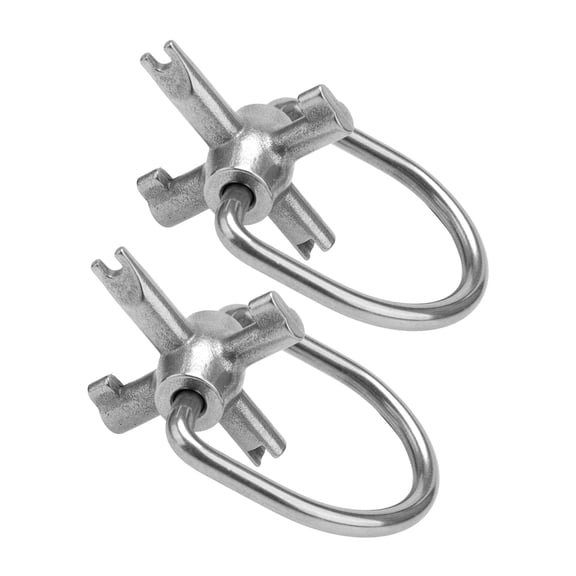 HVAC Wrench Tool For Service Port Lock Cap And center Installation Tasks
