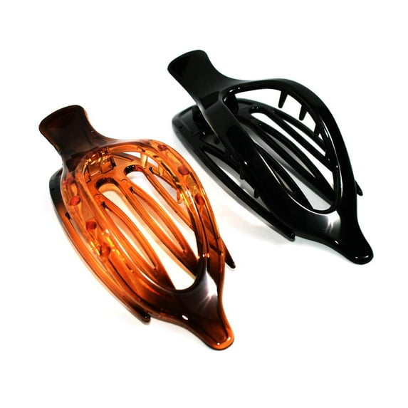 2 Pcs Hair Claw Clips for Thick Hair and Thin Hair Duckbill Curved Hair Clips French hairpin Non Slip Hair Clips for Womens Hair Fashion Accessory Clamp Ponytail Headwear