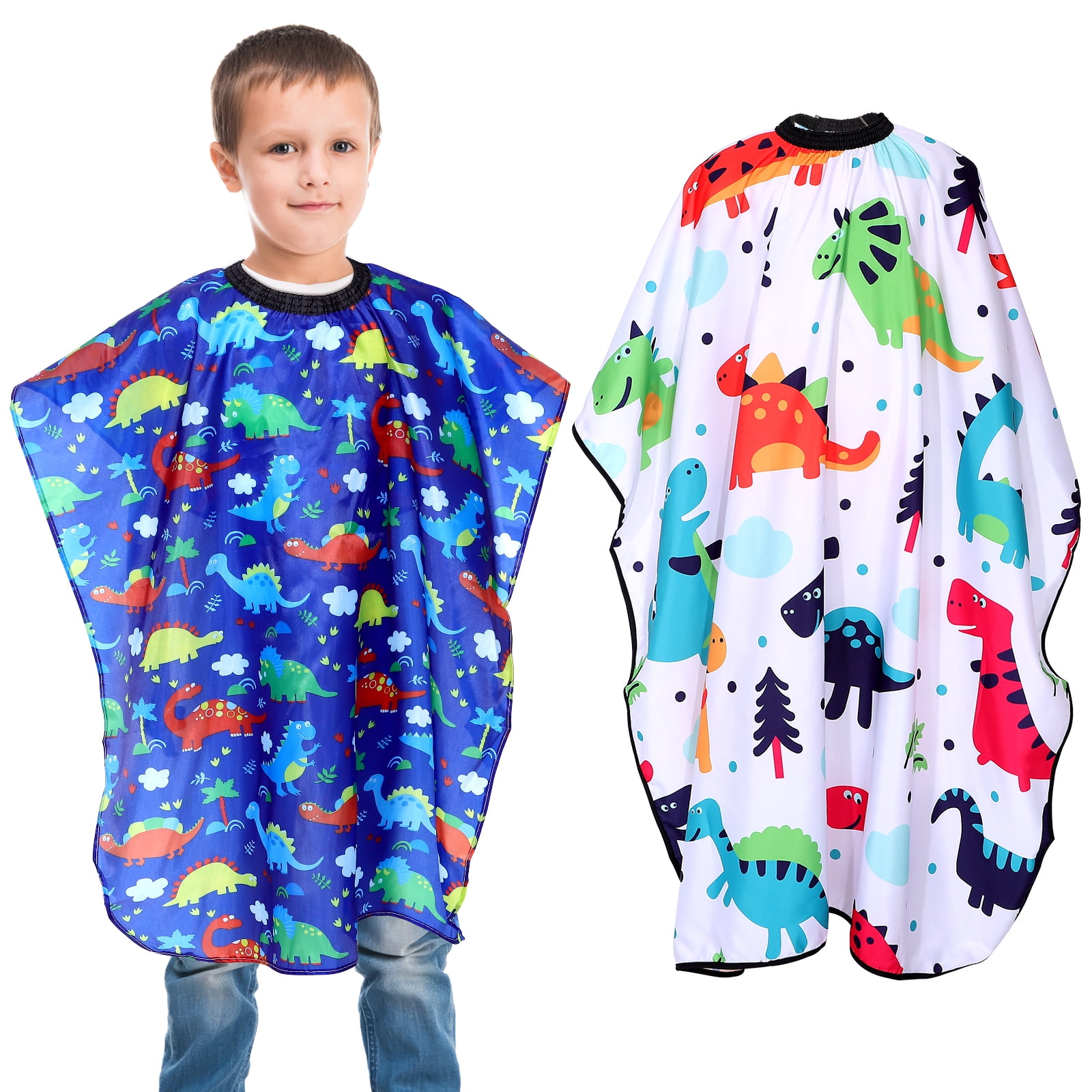 2 Pcs Hairdressing Capes for Children Hair Cutting Covers Haircut