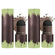 2 Pcs Hairline Powder Stick, Hair Shadow and Root Touch Up Powder, Waterproof Hair Shading Sponge Pen Filler Powder for Cover Gray Hair Root, Hair Touch-Up, Thin Hair, Mocha Brown