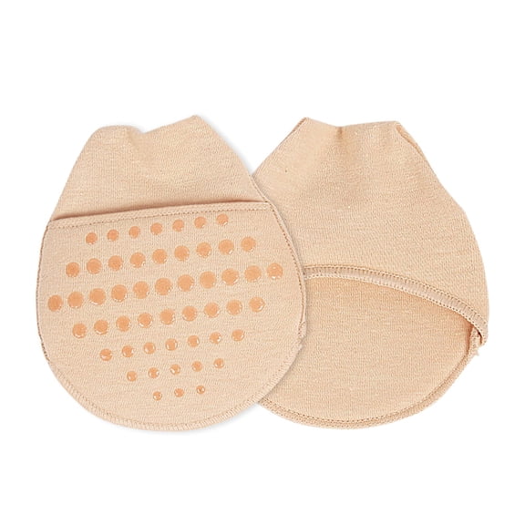2 Pcs Half Socks Toe Cover Anti-Slip Sole Forefoot Pads Liner Socks Pain Relief