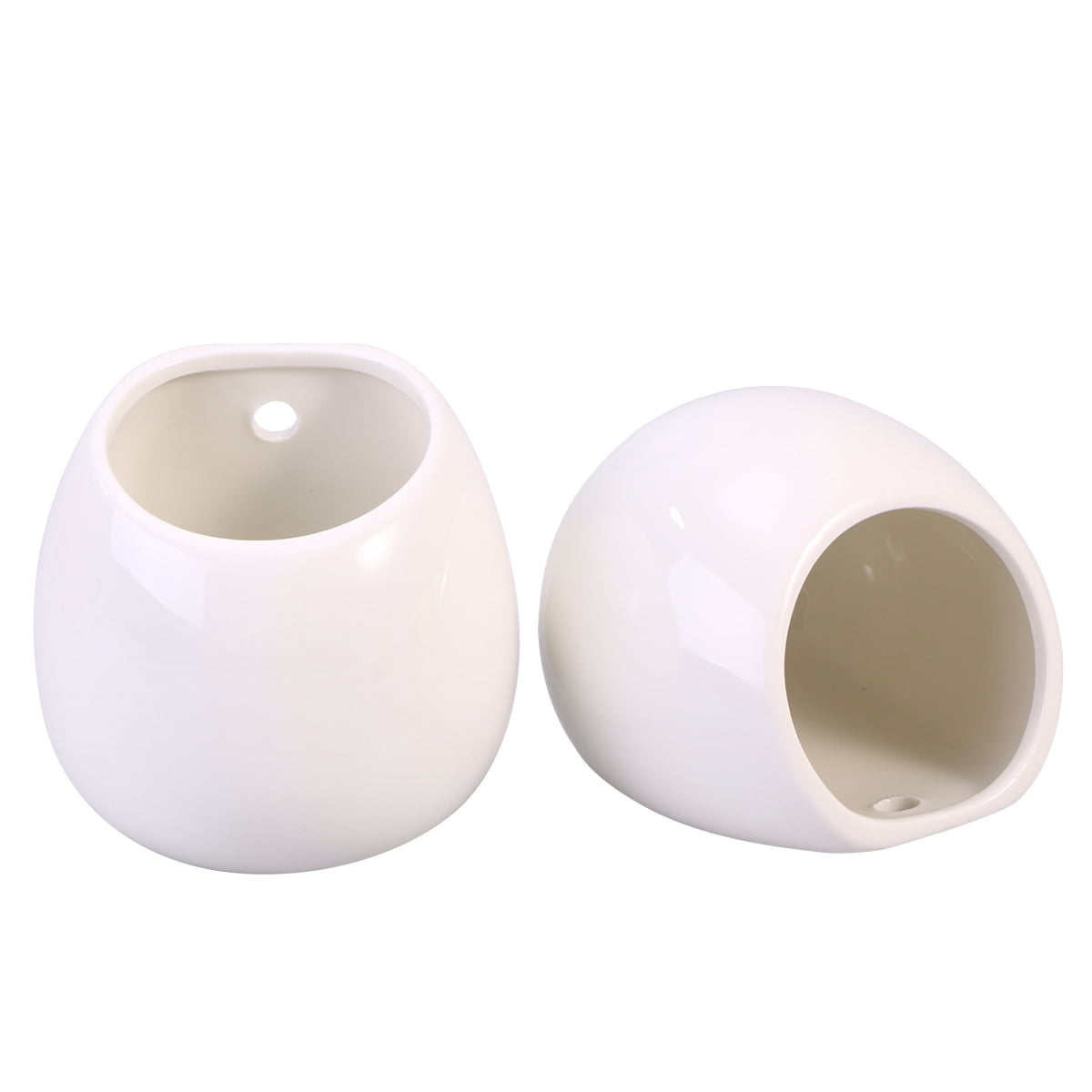 2 Pcs Hanging Plant Pots Outdoor Planter Terrarium Water Planting Flower
