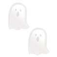 thumbnail image 1 of 2 Pcs Halloween Serving Trays, Ghost Shaped Reusable Plastic Platter for Candy, Fruit, Snacks, Dessert and More, 1 of 6