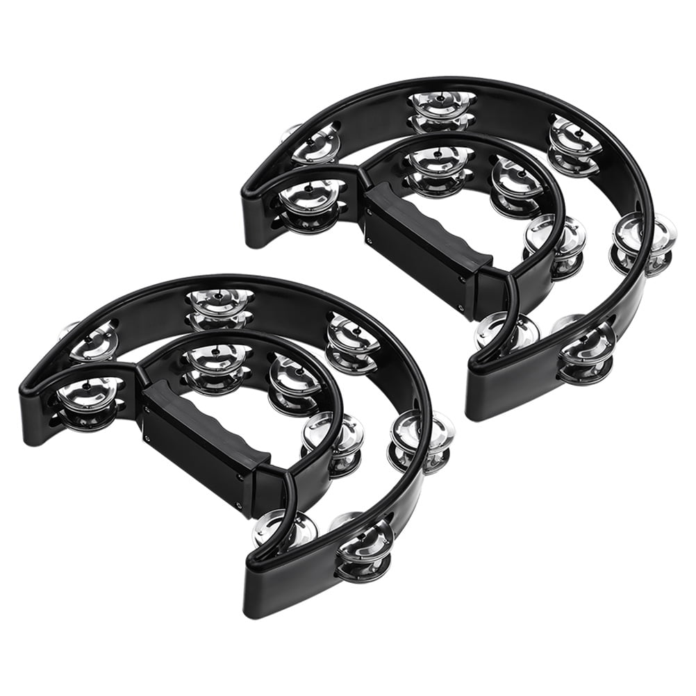 2 Pcs Hand Bell Beginner Tambourine Dance Bells Instrument Musical