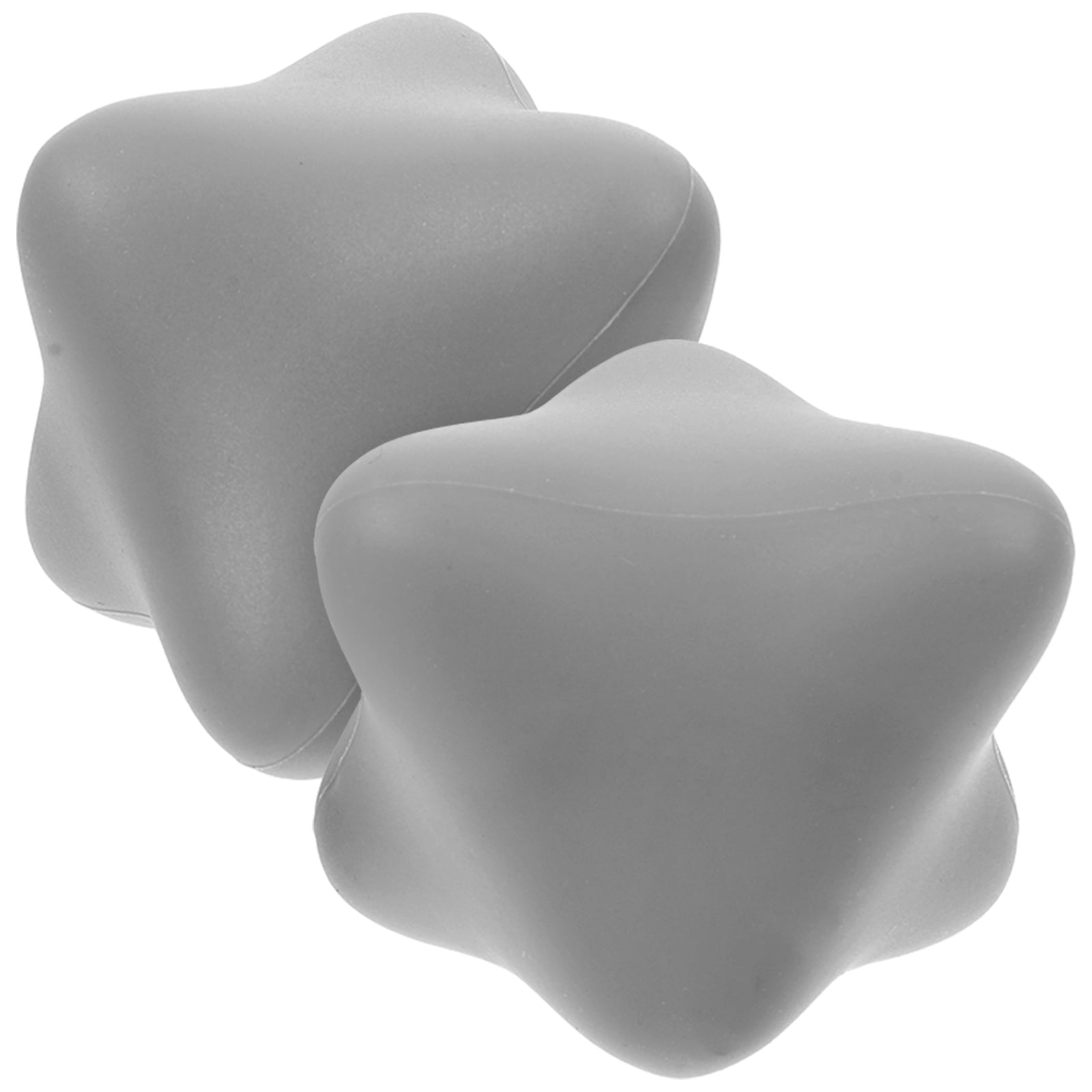 2 Pcs Hand Grip Exerciser Magnetic Massage Grip Ball Elder 4.50X4.50X4.50CM Grey