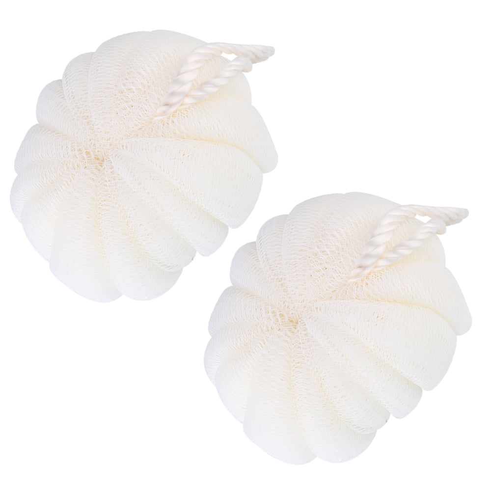 2 Pcs Hand Scrunchy on Rope for Shower Bowl Large Bath Ball Sponge Baby ...