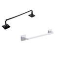 thumbnail image 1 of 2 Pcs Hand Towel Holder, Self Adhesive Wall Mounted Bathroom Towel Bar Shelf Rack Holder Bathroom Toilet Towel Rack Kitchen Rag Rack Single Rod Storage Towel Rack, 1 of 5