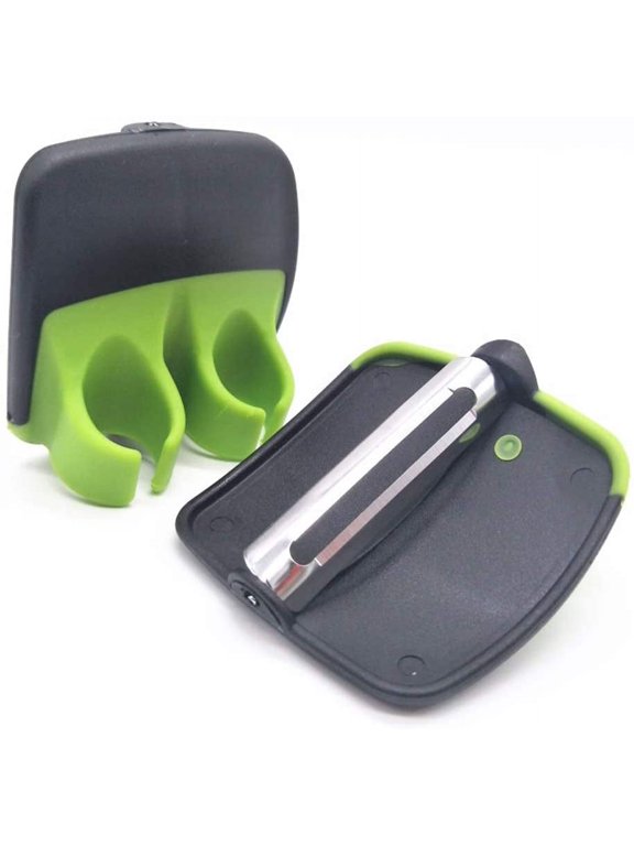 2 Pcs Hand Vegetable Peeler Palm Peeler Finger Grips Comfortable to Peel Potato & Carrot & Cucumber