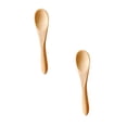 thumbnail image 1 of 2 Pcs Handmade Small Wooden Spoons, Wooden Color Mini Condiment Spoons Tiny Spoons Small Wooden Spoons, Tiny Wood Teaspoon for Jars Sugar Coffee Creamer Honey Spices, 1 of 3