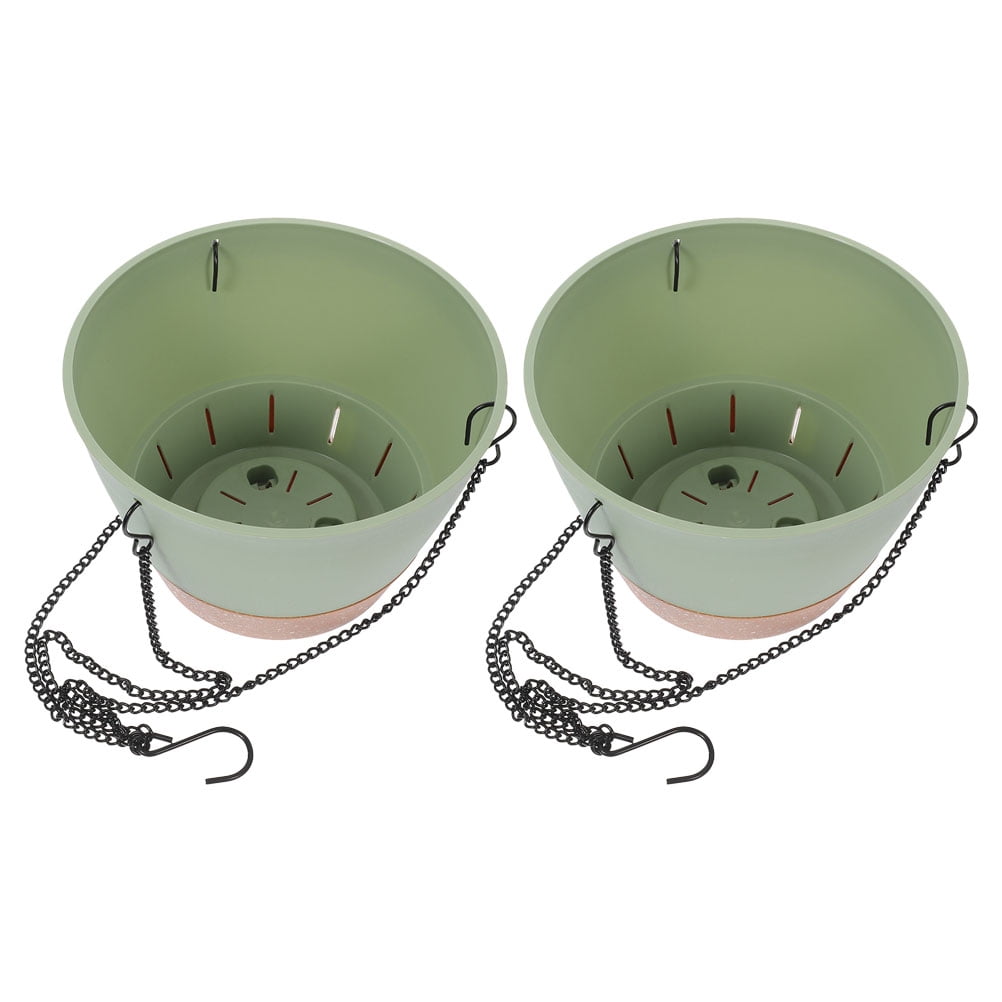 2 Pcs Hanging Flower Pot Flower Pots Hanging Plant Pot Hanging Pots for