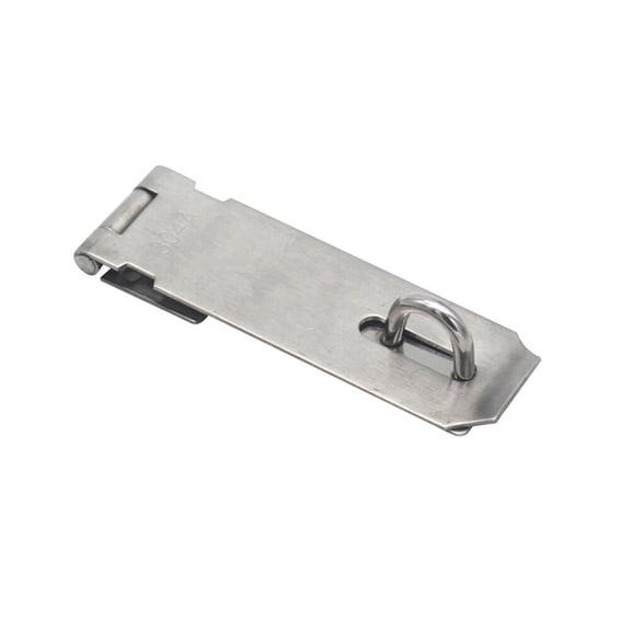 ULTNICE 2Pcs Plated Silver Door Hasp and Staple Made of Stainless Steel for Gates Sheds and Containers